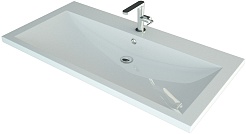 Misty Тумба с раковиной Торос 100 мрамор античный – фотография-3